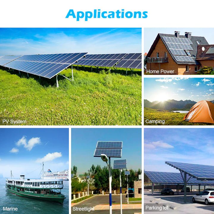 SunGoldPower 370W Monocrystalline Black PERC Solar Panel