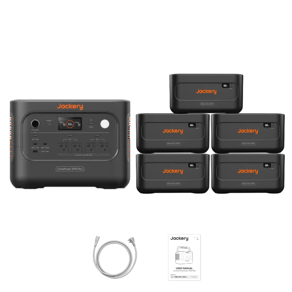 Jackery HomePower 2000 Plus v2 + Battery Pack 2000 Plus v2