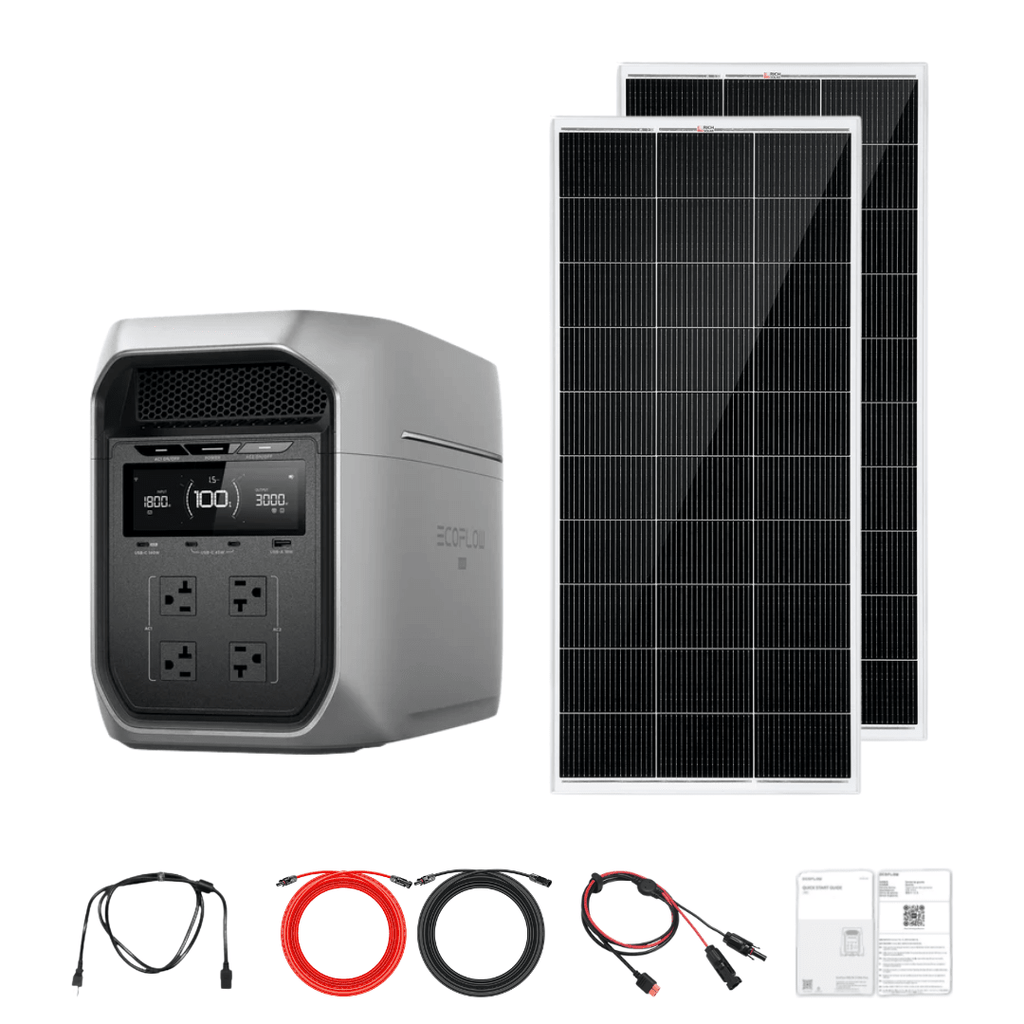 Ecoflow DELTA 3 Max Plus + Custom Solar Panels Kits