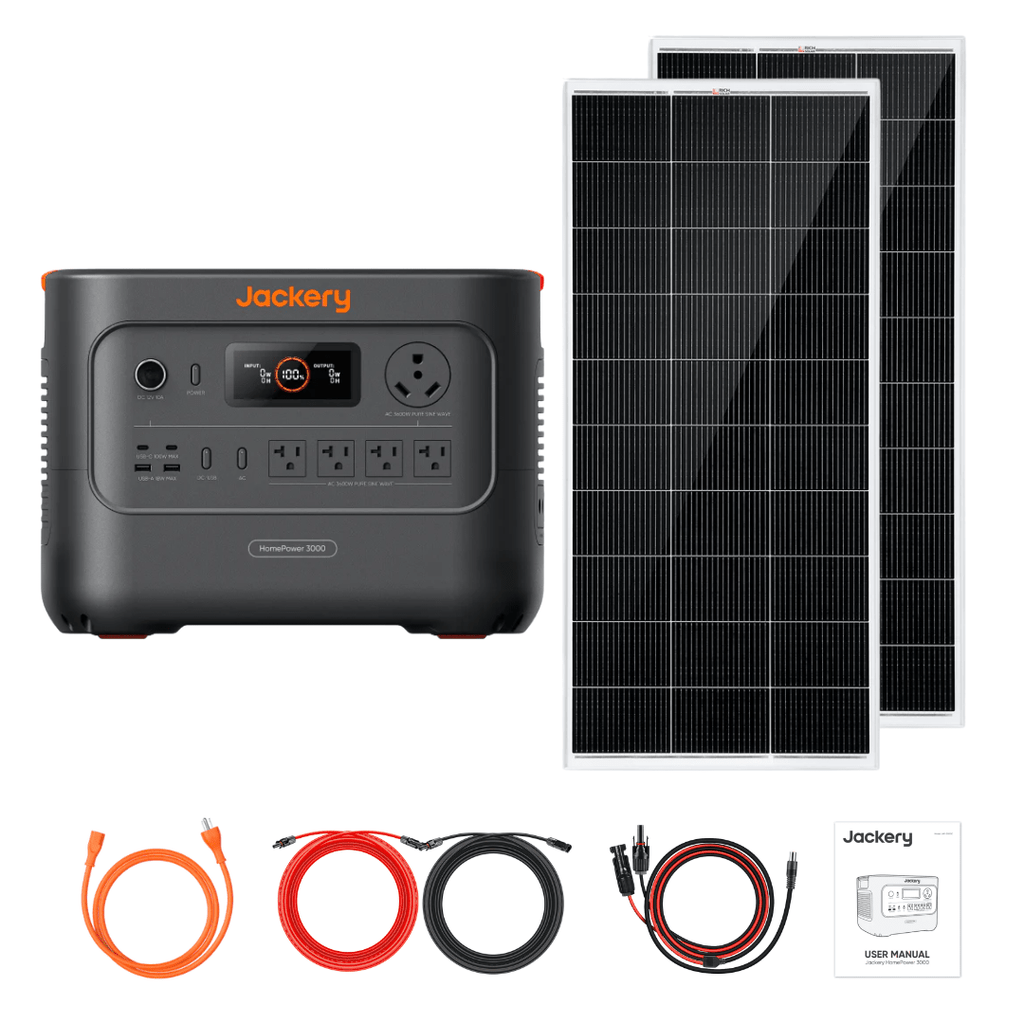 Jackery HomePower 3000 + Custom Solar Panels Kits