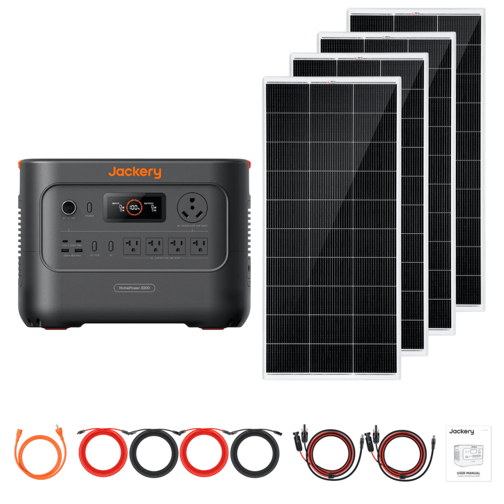 Jackery HomePower 3000 + Custom Solar Panels Kits