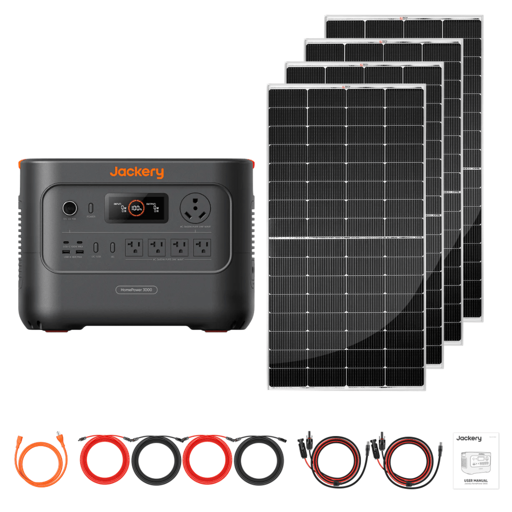 Jackery HomePower 3000 + Custom Solar Panels Kits