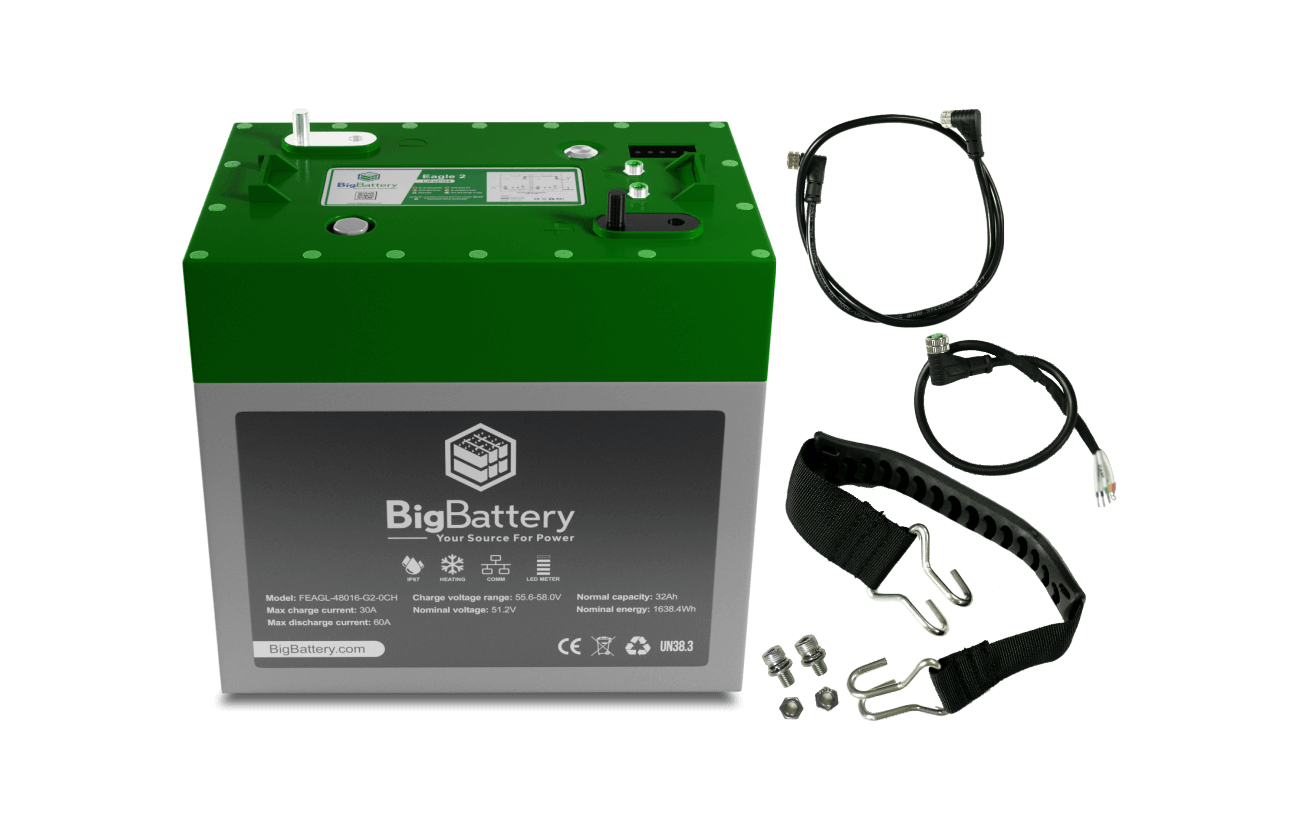 BigBattery EAGLE 2 48V 32Ah 1.63kWh LiFePO4 Battery
