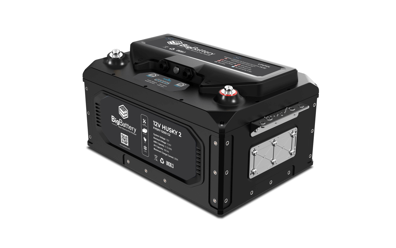 BigBattery HUSKY 2 12V 400Ah 5.12kWh LiFePO4 Battery