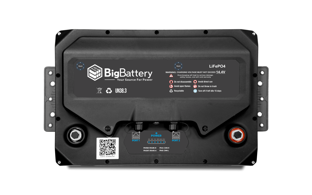 BigBattery HUSKY 2 12V 400Ah 5.12kWh LiFePO4 Battery