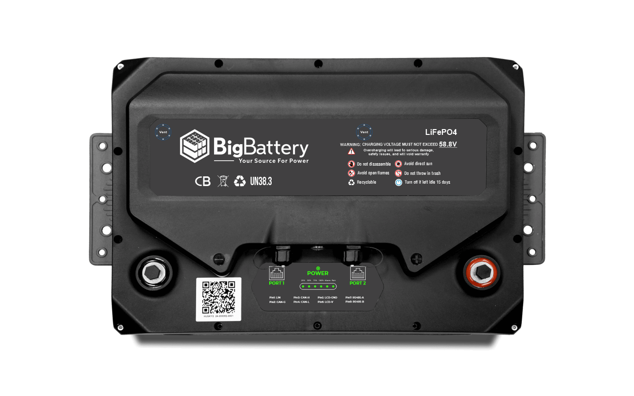 BigBattery HUSKY 2 48V 100Ah 5.12kWh LiFePO4 Battery