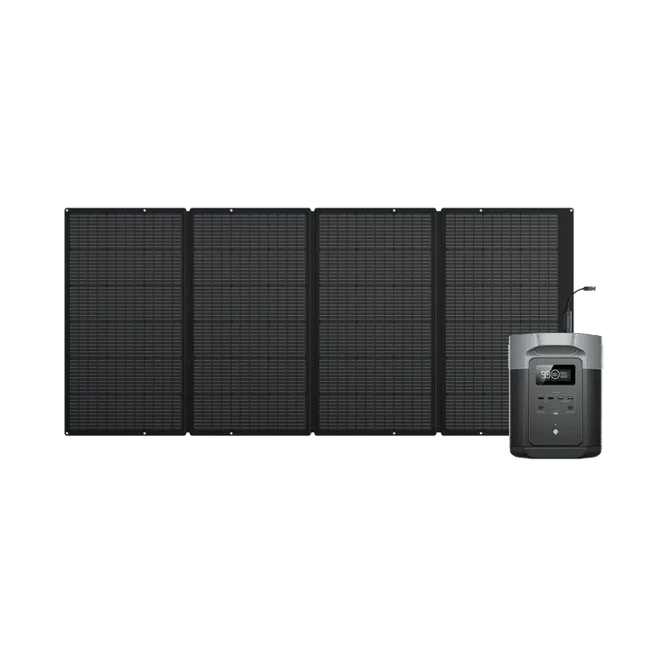 EcoFlow DELTA 2 Max + 400W Portable Solar Panel