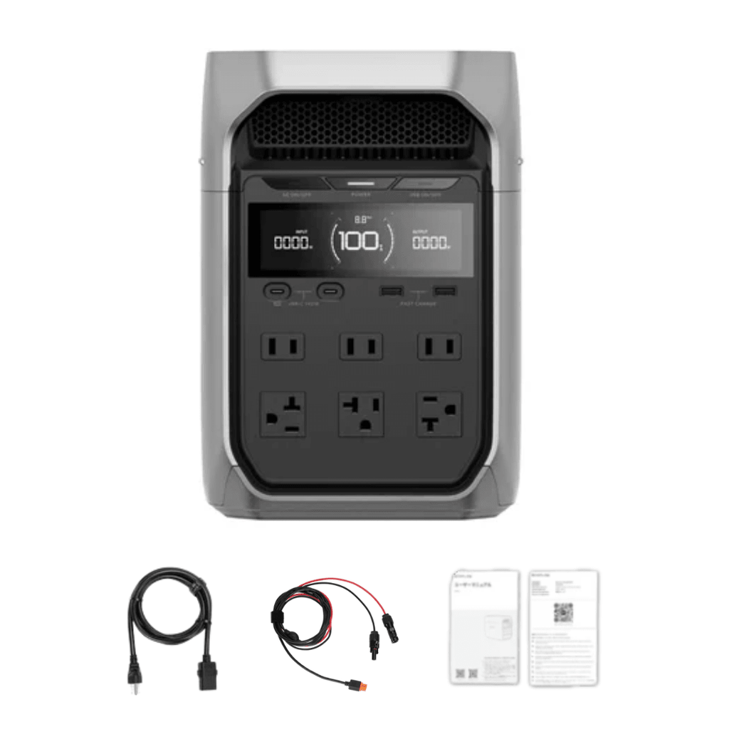EcoFlow DELTA 3 Plus 1024Wh 1800W Solar Generator & Kits