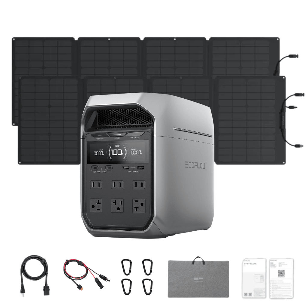 EcoFlow DELTA 3 Plus 1024Wh 1800W Solar Generator & Kits