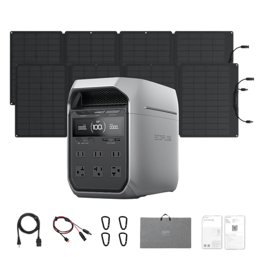 EcoFlow DELTA 3 Plus 1024Wh 1800W Solar Generator & Kits