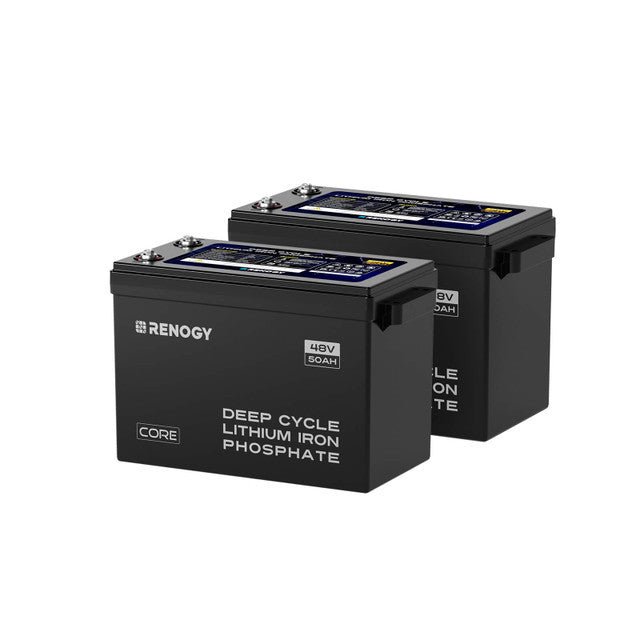 Renogy 48V 50Ah Smart Self-Heating Lithium Iron Phosphate Battery
