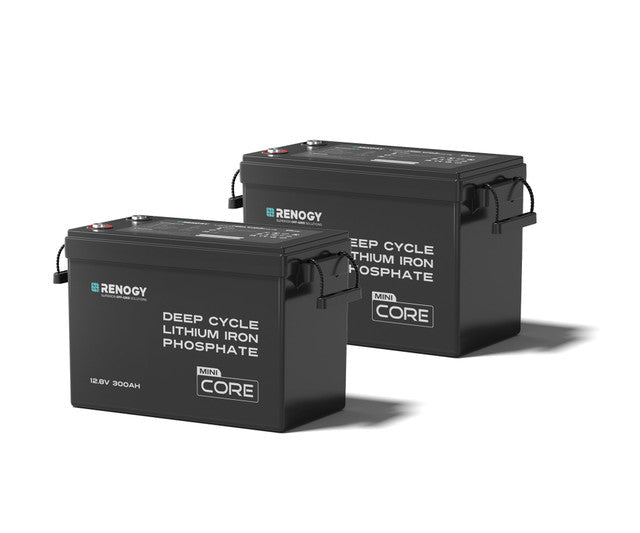 Renogy Core Mini - 12.8V 300Ah Lithium Iron Phosphate Battery w/ Low-Temperature Protection