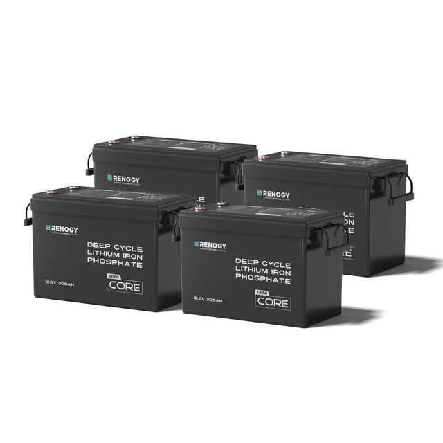Renogy Core Mini - 12.8V 300Ah Lithium Iron Phosphate Battery w/ Low-Temperature Protection