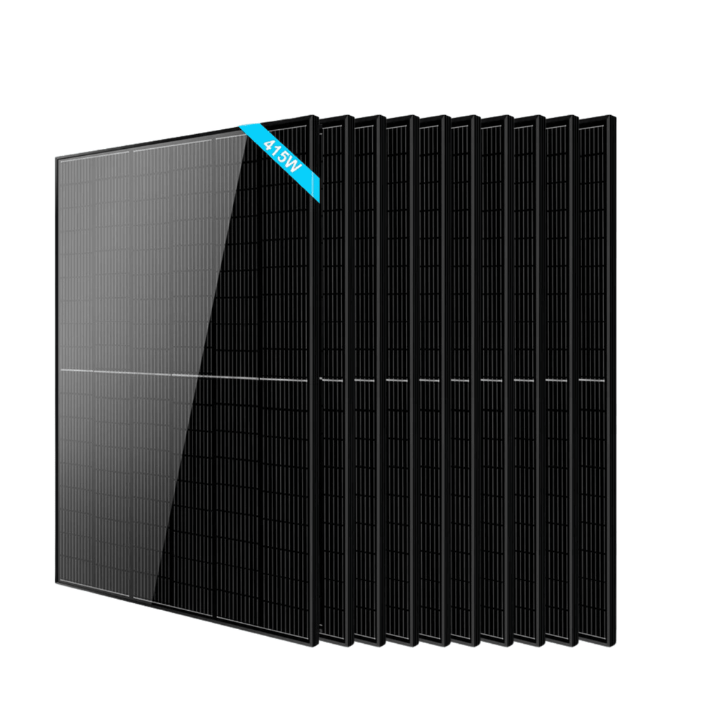 SunGoldPower 415W Monocrystalline Black PERC Solar Panels