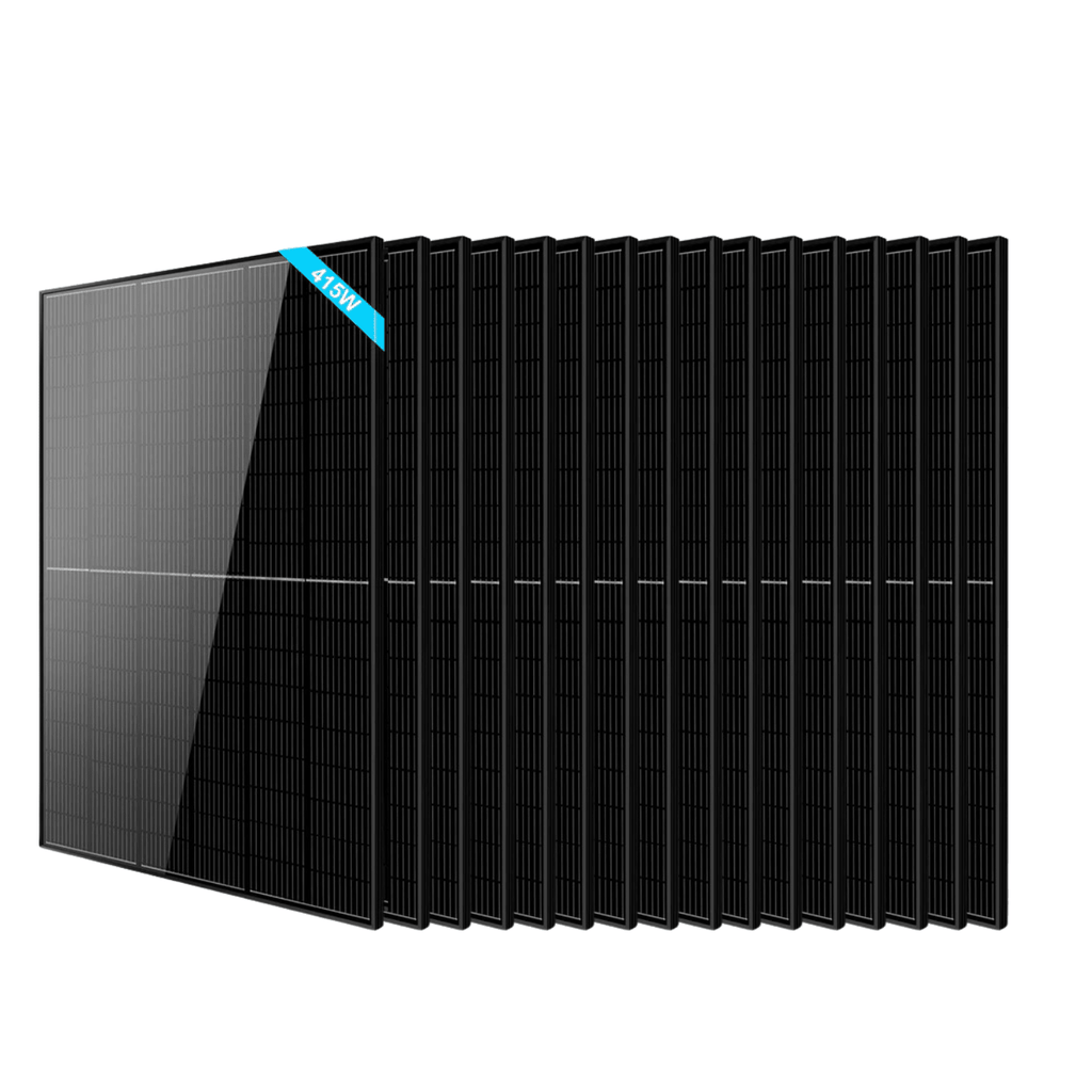 SunGoldPower 415W Monocrystalline Black PERC Solar Panels