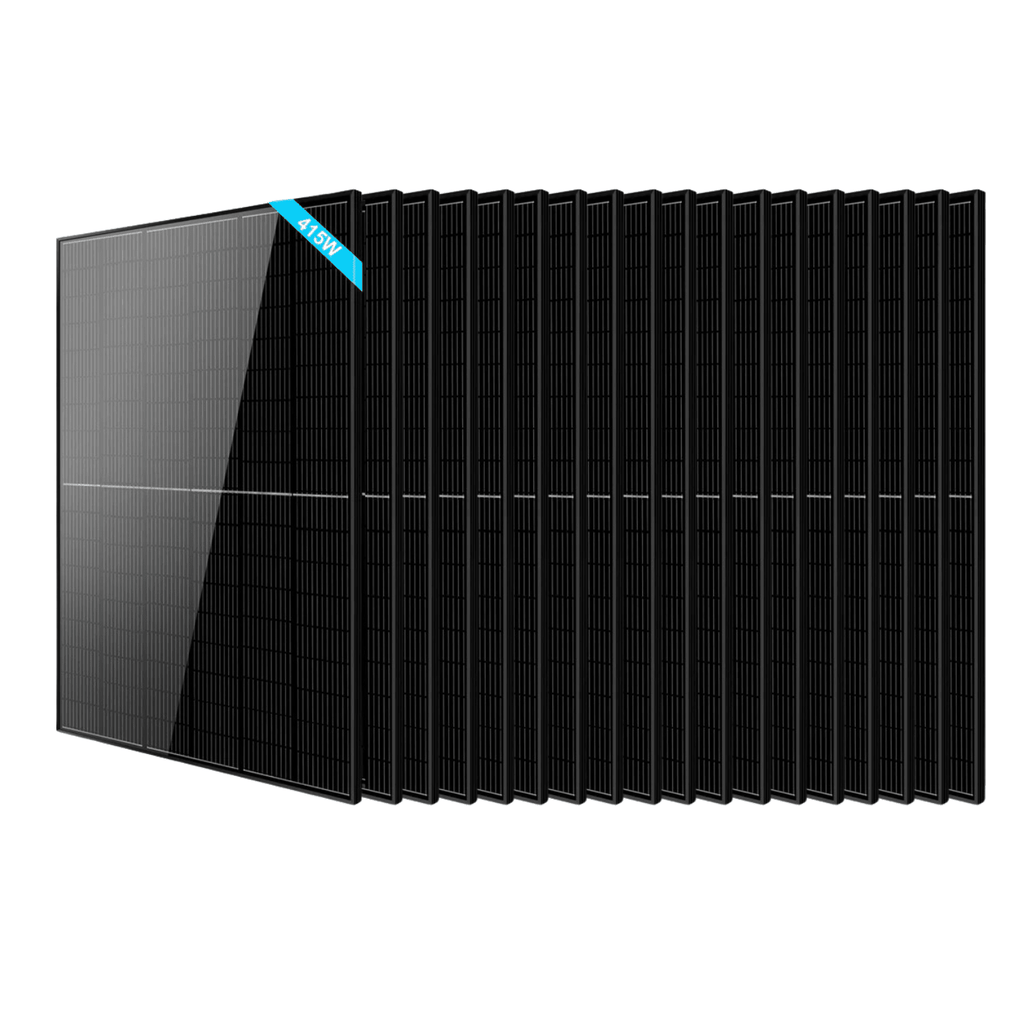 SunGoldPower 415W Monocrystalline Black PERC Solar Panels