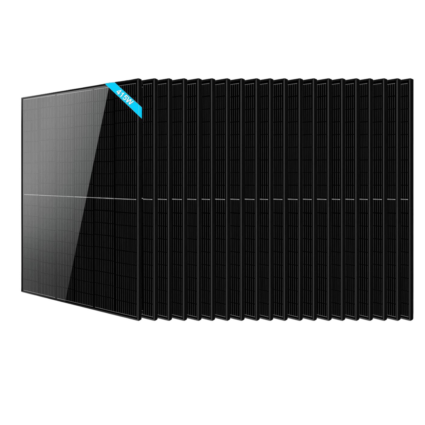 SunGoldPower 415W Monocrystalline Black PERC Solar Panels