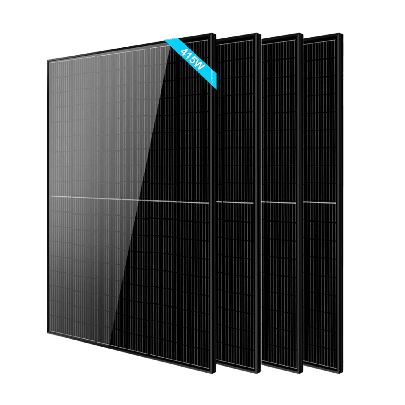 SunGoldPower 415W Monocrystalline Black PERC Solar Panels