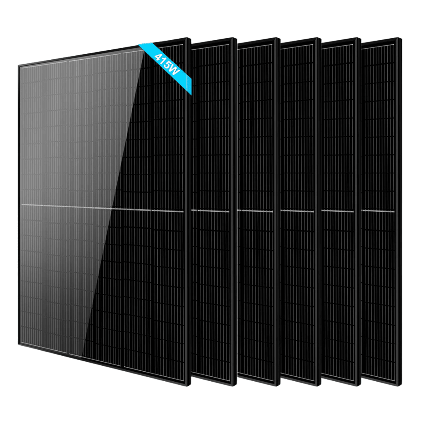 SunGoldPower 415W Monocrystalline Black PERC Solar Panels
