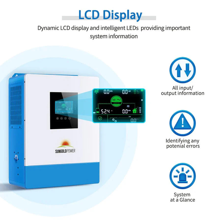 SunGoldPower 5000W 48V Solar Charger Inverter